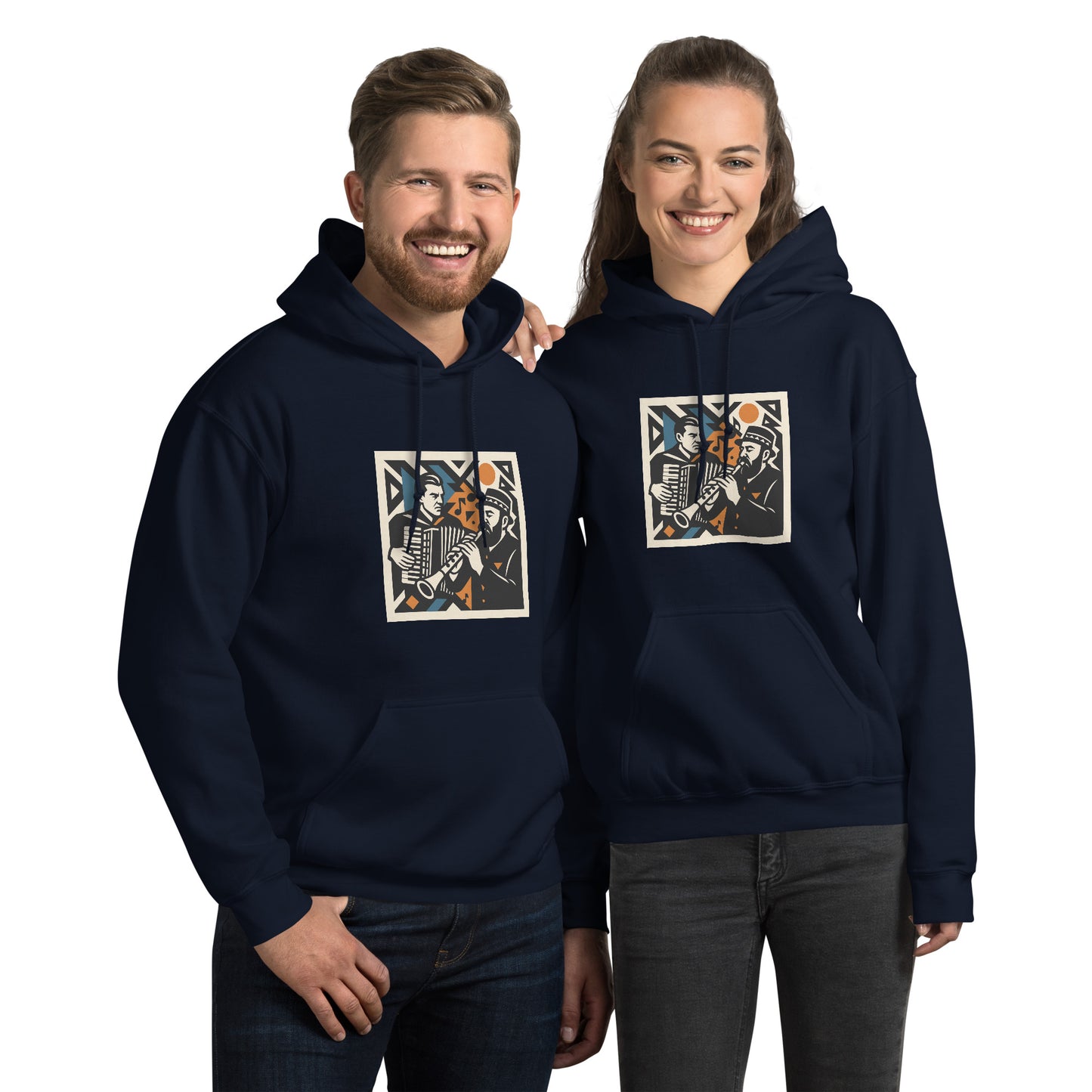 Unisex Hoodie, Musician in harmony