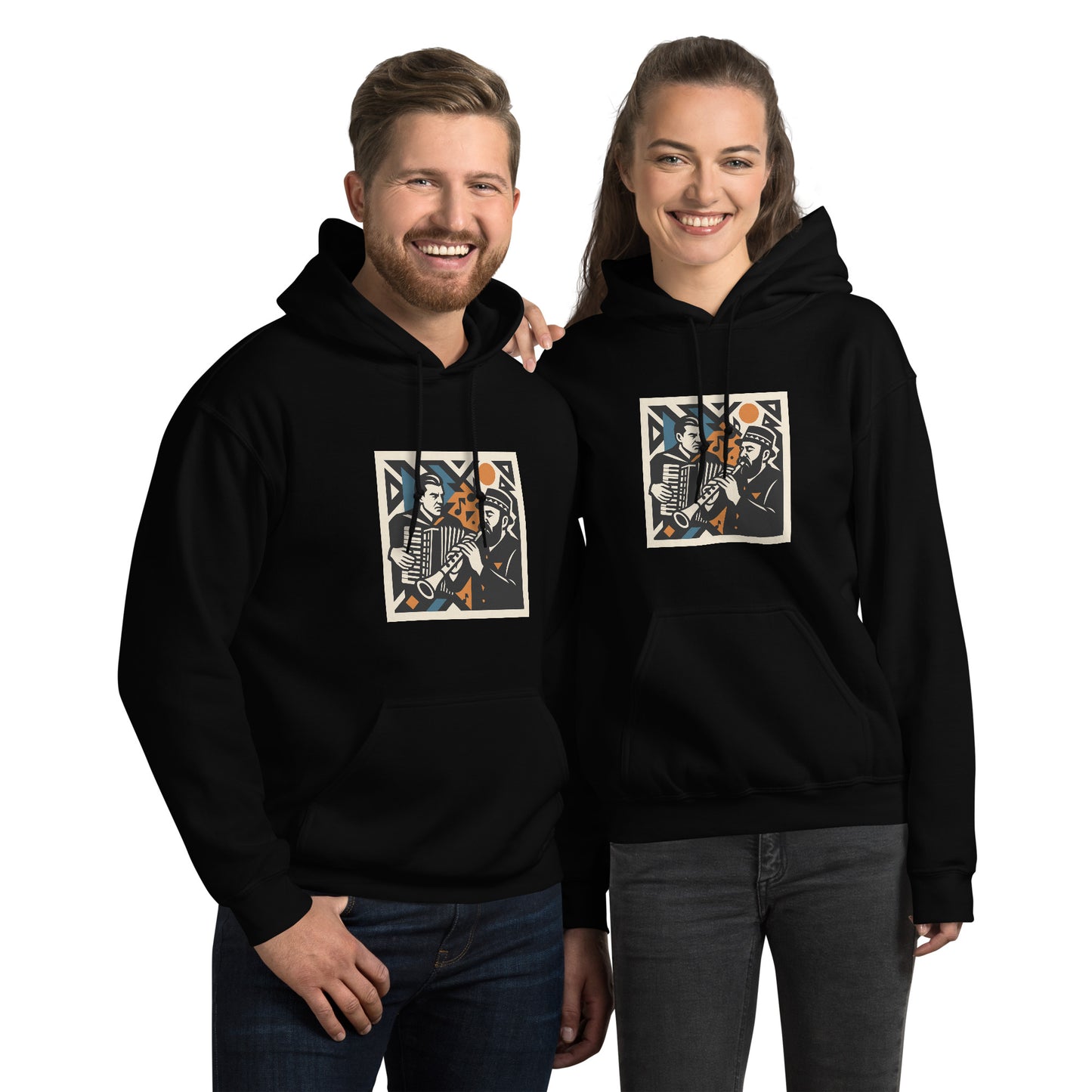Unisex Hoodie, Musician in harmony