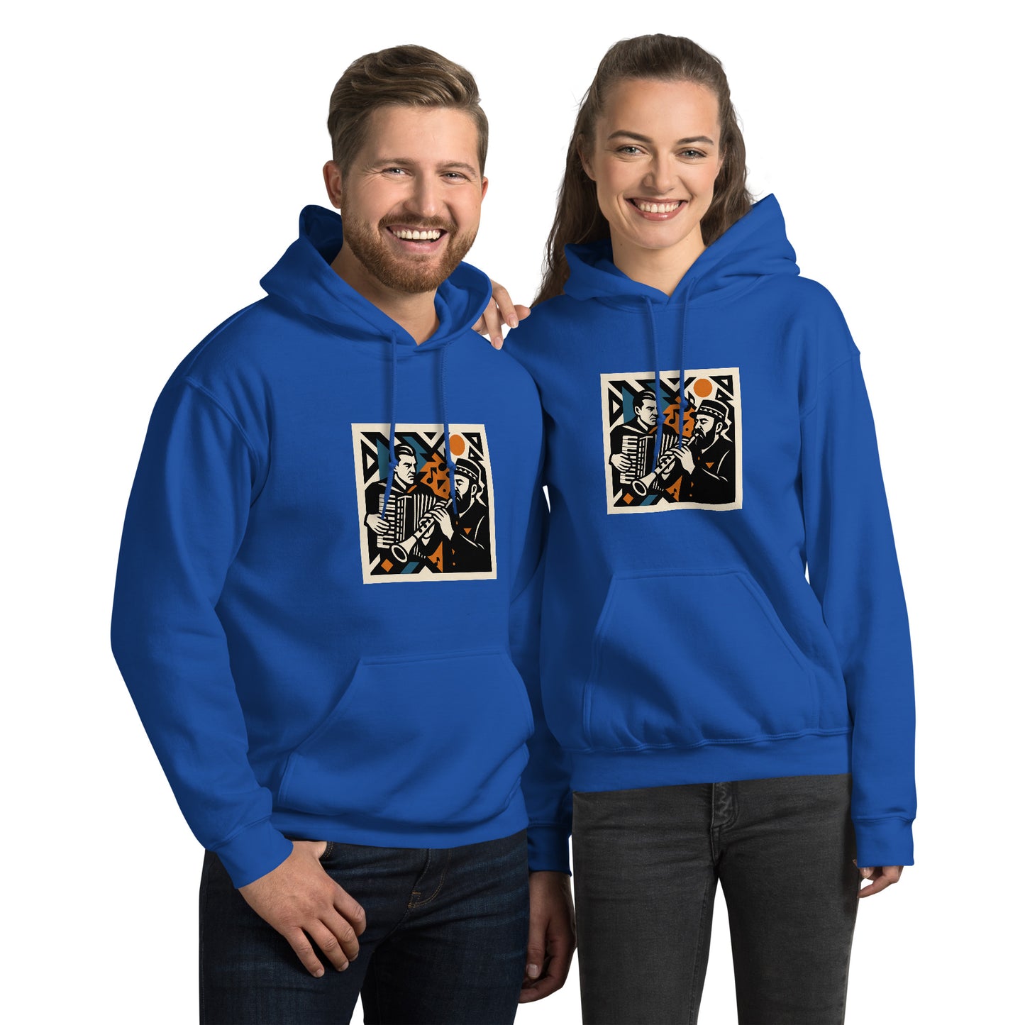 Unisex Hoodie, Musician in harmony